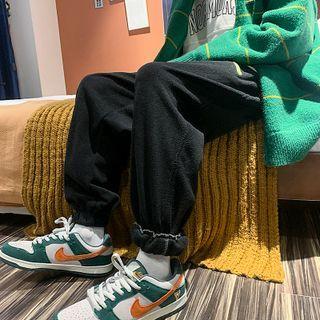 Straight-leg Fleece Sweatpants