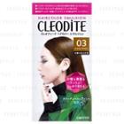 Dariya - Cleodite Hair Color Emulsion (#03 Cinnamon Brown) 1 Set