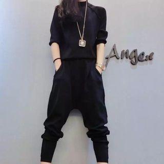 Set: Raglan Pullover + Harem Pants