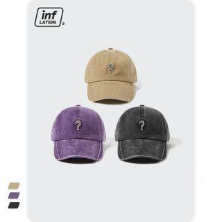 Question Mark Embroidered Baseball Cap