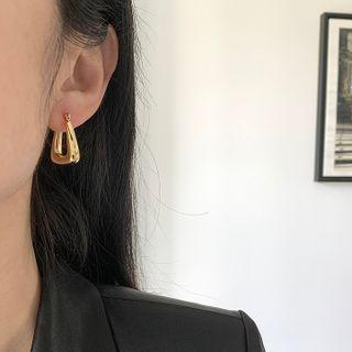 Triangle Stainless Steel Earring 1 Pair - Gold - One Size