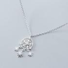 925 Sterling Silver Snowflake Pendant Necklace S925 Silver - Silver - One Size