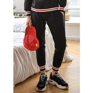 Stripe-trim Sweatshirt