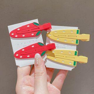 Fruit Alloy Hair Clip (various Designs) / Set