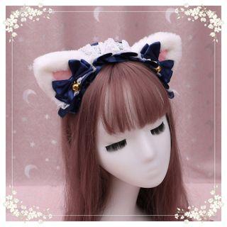 Lace Fluffy Cat Ear Headband