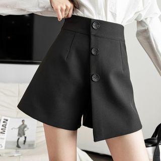 Asymmetrical High Waist Skort