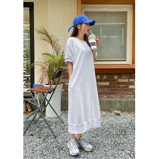 Summer Long Sweatshirt Dress