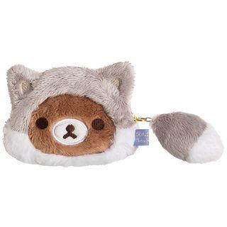 San-x Chairoikoguma Plush Coin Purse (fairy-tale Series/wolf) One Size