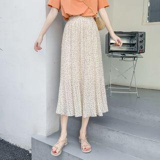 Dot Print Midi Dress