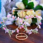 Wedding Floral Hoop Earring