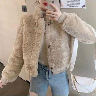 Toggle Faux Fur Jacket