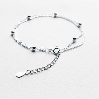 Beads 925 Sterling Silver Bracelet Silver - One Size