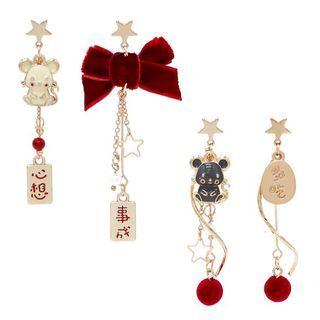 Alloy Mouse Dangle Earring (various Designs)