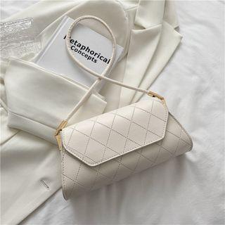 Quilted Flap Hobo Bag