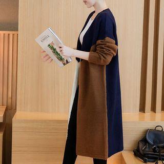 Panel Long Cardigan
