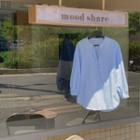 Mandarin-collar Bishop-sleeve Shirt