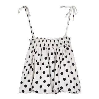 Dotted Camisole Top Dot - One Size