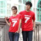 Couple Matching Numbering T-shirt