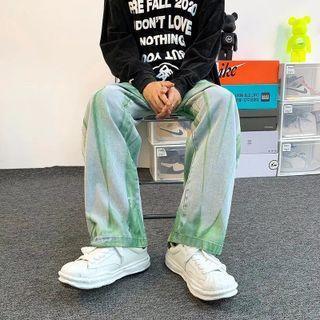 Tie-dye Loose Fit Jeans