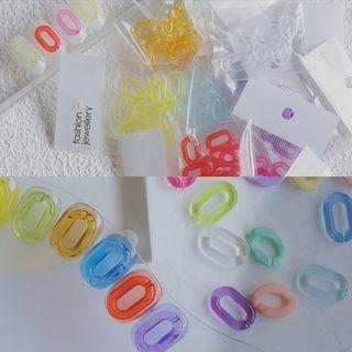 Set Of 5 / 14 / 20: Loop Acrylic Nail Art Decoration