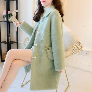 Plain Toggle Loose-fit Coat