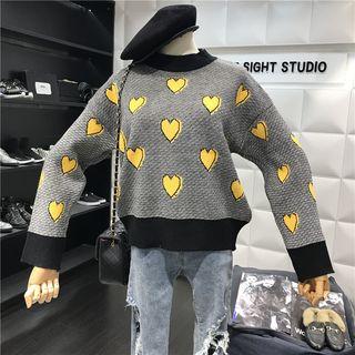 Heart Sweater As Shown In Figure - One Size