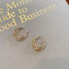 Layered Ring Earrings Gold - One Size