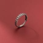 Coin Sterling Silver Open Ring Silver - One Size
