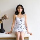 Square-dotted Swimdress