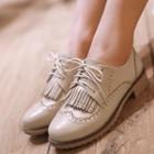 Fringed Brogue Oxfords