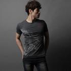 Flower-print T-shirt
