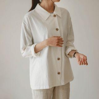 Textured Loose-fit Jacket