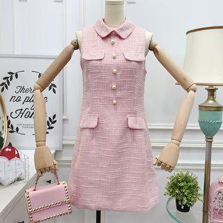 Lightweight Sleeveless Wool Dress