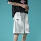 Tie-dye Print Straight Leg Sweatshorts