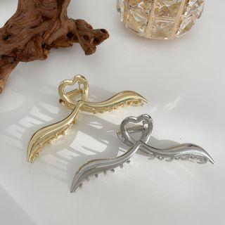 Heart Alloy Hair Clamp