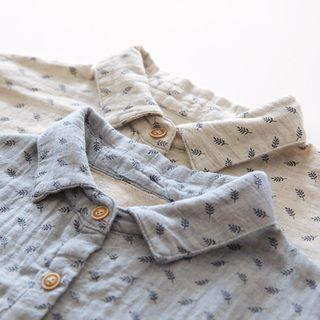 Leaf Print Shirt
