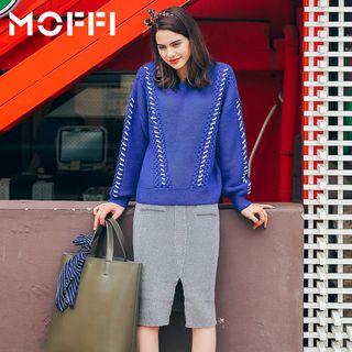 Stitch Detail Thick Sweater