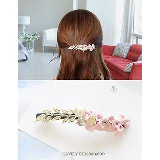 Beribboned Hair Barrette
