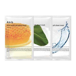 Abib - Mild Acidic Ph Sheet Mask Set - 3 Types Honey Fit