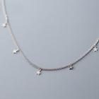 925 Sterling Silver Star Layered Necklace As Shown In Figure - One Size