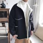 Duo-pocket Fleece-lined Jacket