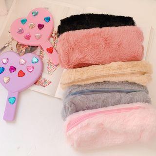 Chenille Makeup Pouch