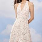 Floral Open-back Dress