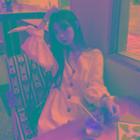Long-sleeve Button-up A-line Dress White - One Size