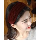 Wide Cable Knit Hair Band