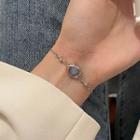 Rhinestone Planet Bracelet Jml4618 - Blue & Silver - One Size