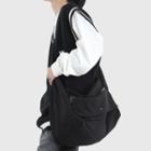 Retro Large Crossbody Bag Black - One Size