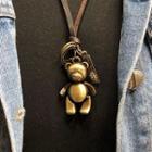Couple Matching Bear Pendant Necklace