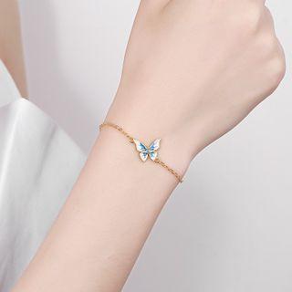Butterfly Bracelet 1 Pc - Gold - One Size