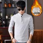 Fleece-lined Henley Top